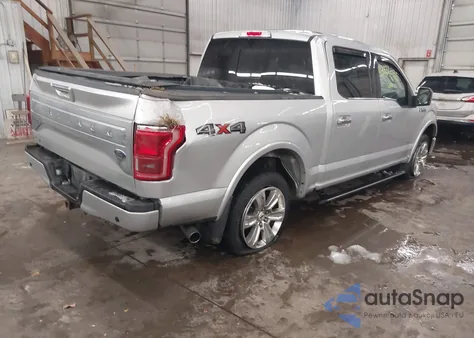 2016 Ford F-150 Platinum из США, поврежденный, VIN 1FTEW1EG2GFB37139
